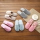 thumbnail image 4 of ZHAOCHENG Zapatillas de casa con punta abierta para mujer, zapatillas de interior de algodón suave, zapatillas de dormitorio de espuma viscoelástica, 4 of 4