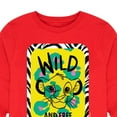 thumbnail image 3 of The Lion King - Wild & Free Simba - Toddler & Youth Long Sleeve Graphic T-Shirt, 3 of 5