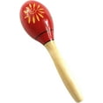 thumbnail image 1 of ZOUSSIQI Hochets en Bois Maracas, Instrument de Percussion Fait Main pour Fêtes d'Anniversaire Carnavals (Fleurs Sculptées Rouges Longues) CA919-33643, 1 of 8