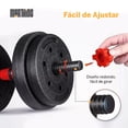 thumbnail image 3 of Kit Mancuernas Multifuncional 3en1 Barra y Discos 15kg Gimnasio Found Pesas Mancuernas Diseño Estable Compactas, Resistentes y Funcionales para Entrenamiento en Casa y Gimnasio Multifuncional, 3 of 9