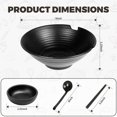 thumbnail image 3 of 2 Ramen Bowl,8- Pho Bowl Set,Equipped with Chopsticks,Spoon Dipping ,Melamine Material,Large Size 37Oz,Suitable Noodles,Udon Noodles,Wonton,Miso Soup,Thai,Chinese,Korean,, 3 of 6