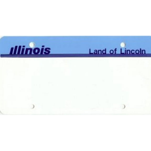 Design It Yourself Custom Illinois Plate #3. Free Personalization on Plate