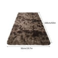 thumbnail image 4 of AuroraX Ultra Soft Bedroom Area Rug Non-Slip Backing Shaggy Plush Coffee Bathroom Mat Rug 19x62 Inch Minimalist Tie-Dye, 4 of 5