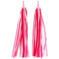 thumbnail image 1 of Miangastore Grip Tassel Gradient Pink 1 Pair For Kids Bike Handlebar Ribbon, 1 of 8
