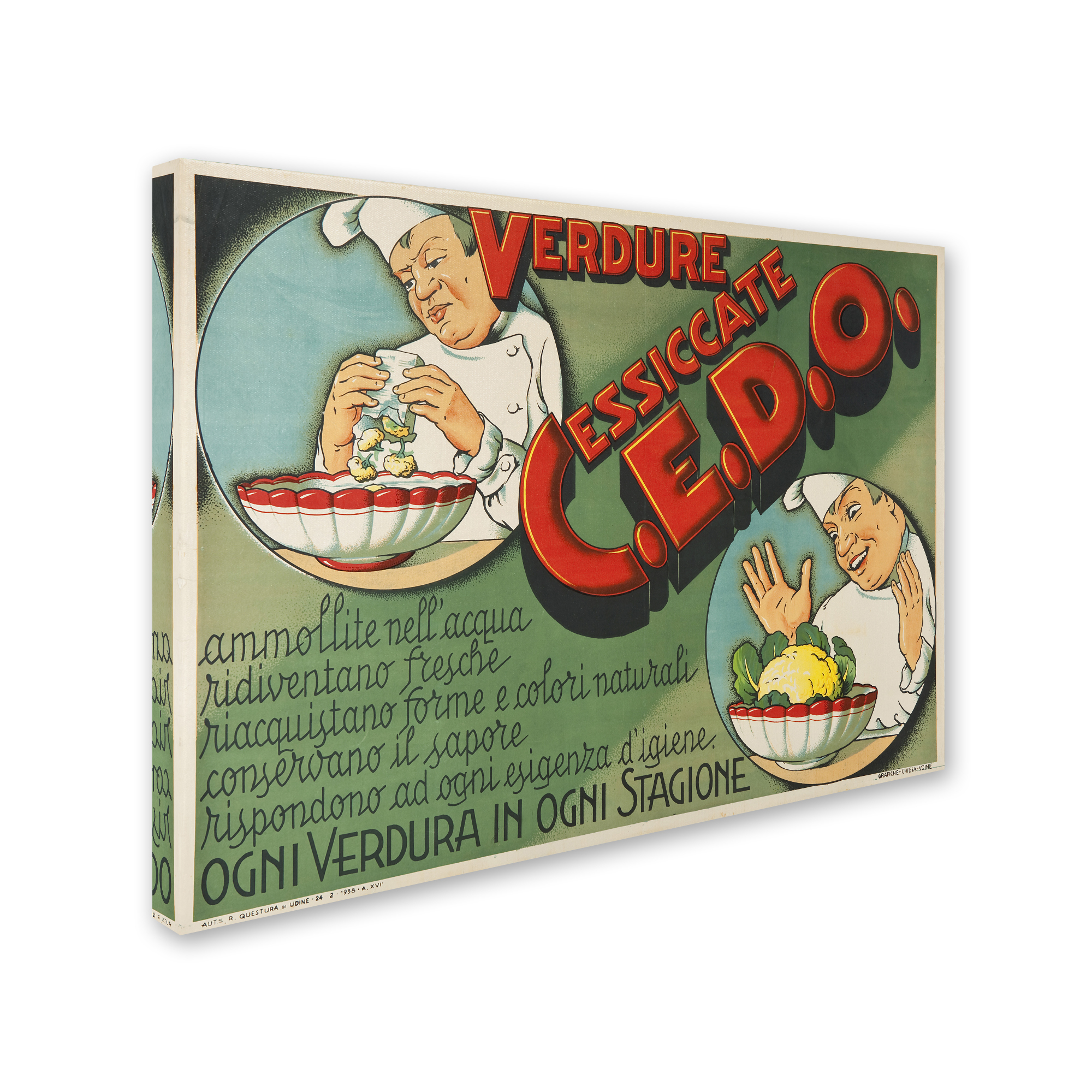 Trademark Fine Art 'Italian Vegetables' Canvas Art by Vintage Apple Collection