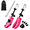 Red, variant on DAEX Pair of 2-Way Shoe Stretcher for Women, Durable Hard Plastic Shoe Tree with Instep Expanders, Small