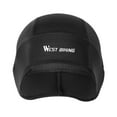 thumbnail image 2 of Gorro de ciclismo de secado rápido para debajo del casco, pasamontañas para hombre Negro, 2 of 9