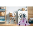 thumbnail image 2 of Ahgly Company Tapis d'Intérieur Lavable en Machine Carré Transitionnel Violet, 8 Pieds Carré, 2 of 7