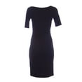 thumbnail image 2 of OLIAN Maternity Women's Elbow Long Sleeve Ruched Sides Dress X-Small Black, 2 of 2