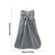 thumbnail image 3 of Hand Towel | Bow-Knot Hangable Fleece | Soft Absorbent Polyester | Quick Dry | Multi-Use Kitchen Bathroom Towel | No Shedding | Brown Gray Beige | 33cm x 33cm | 1 Pack, 3 of 6