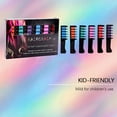 thumbnail image 5 of 10 Colors Festive Fun Hair Chalk Combs, New Chalk Hair Color for Girls, Temporary Wash out Hair Color Kids, Christmas Girl Gifts, Skin Safe Materials, 5 of 8