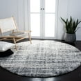 thumbnail image 3 of SAFAVIEH Fontana Deacon Abstract Shag Area Rug, Grey/Ivory, 10' x 14', 3 of 10