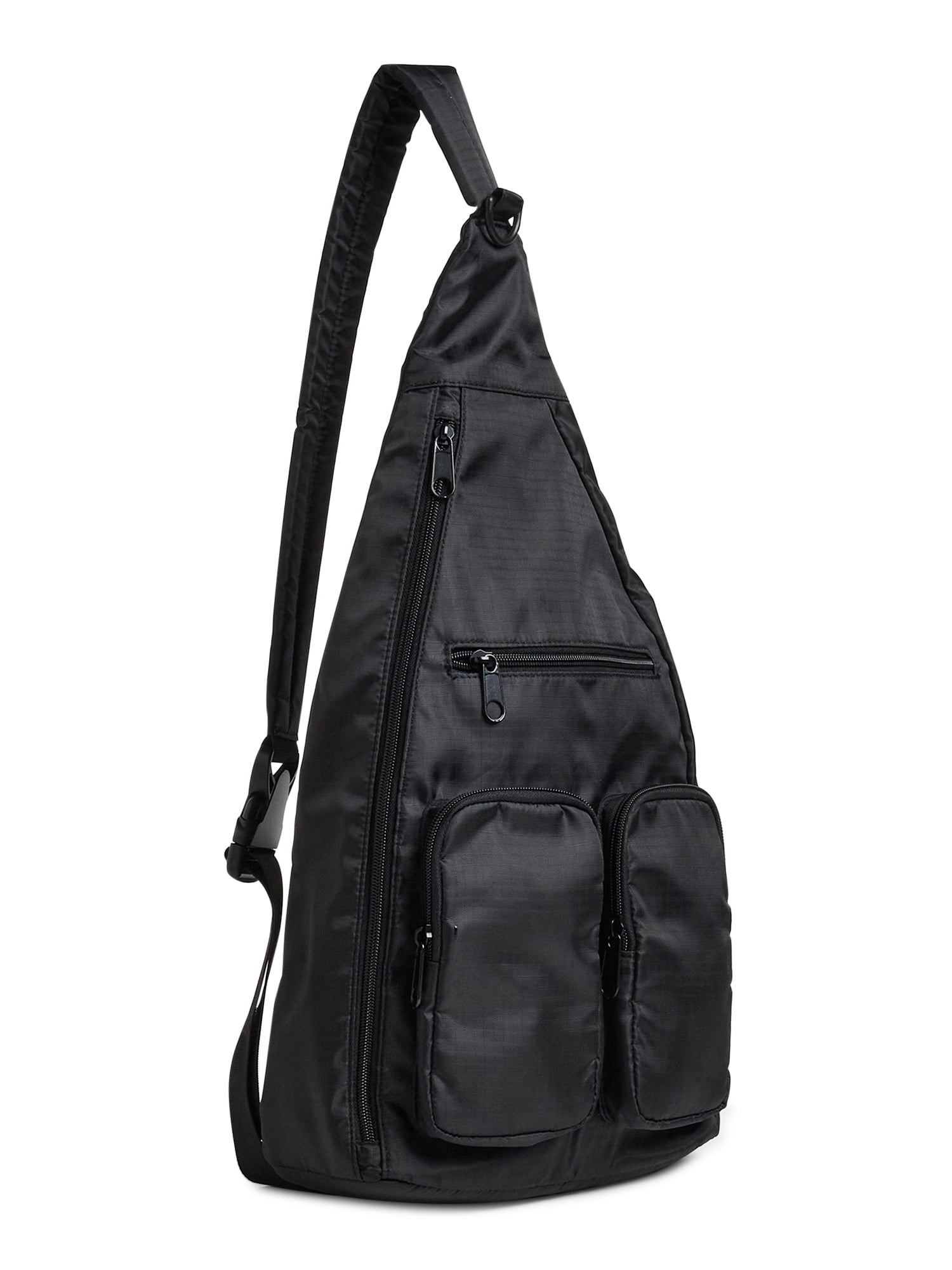 No Boundaries Men's Cargo Sling Bag, 100% Nylon, Multiple Colors