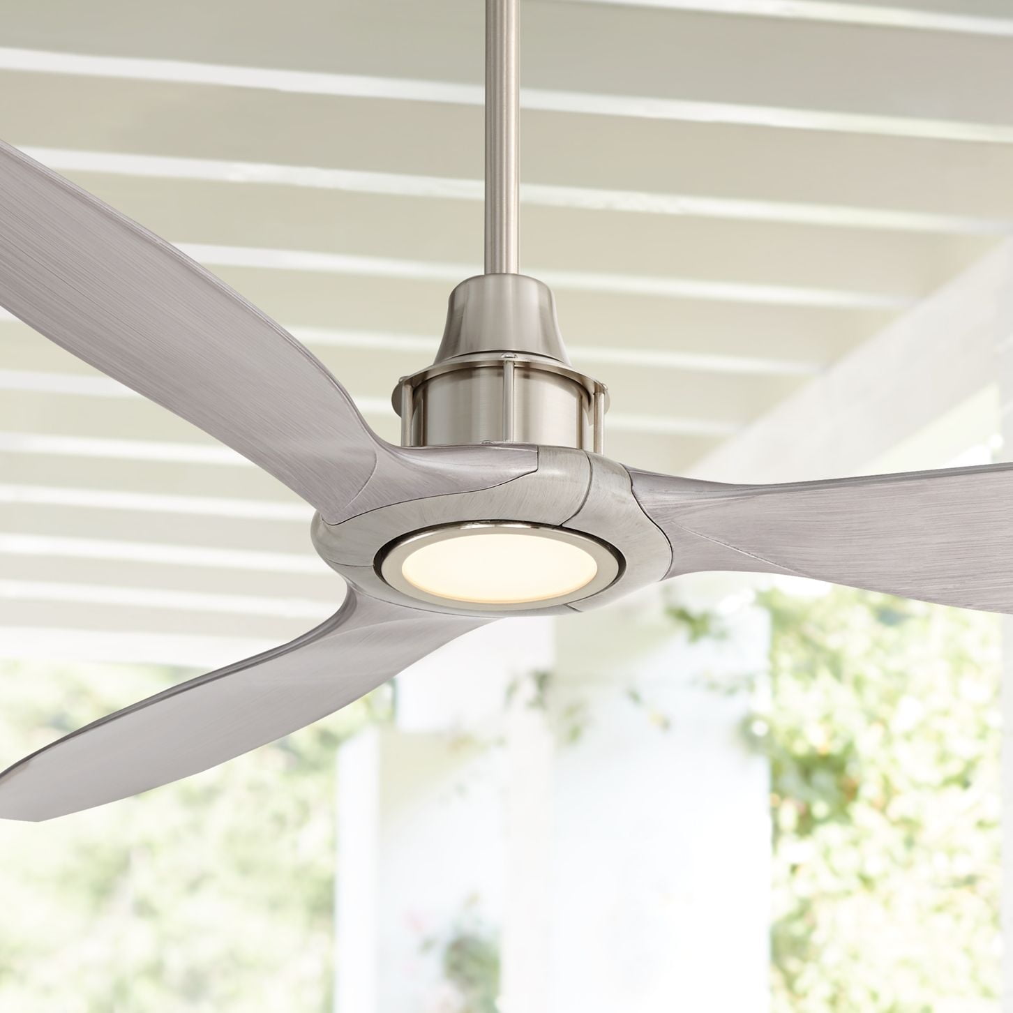 modern outdoor fan with light
