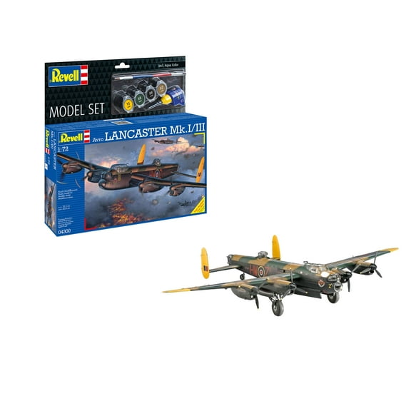 Revell Model Set 64300 Avro Lancaster Mk.I/III 1:72 Scale Unbuilt/Unpainted Plastic Model Kit W