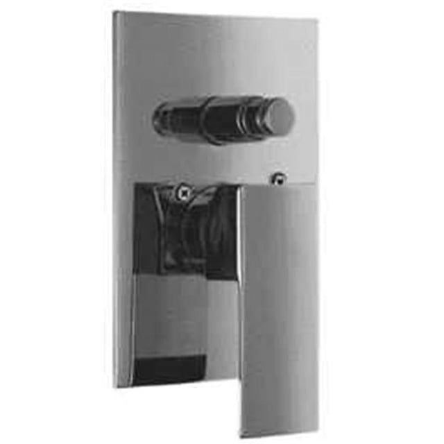 ALFI Trade AB5601-PC Polished Chrome Shower Valve Mixer with Square Lever Handle and Diverter