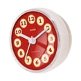 thumbnail image 4 of Reloj de pared para ducha, resistente al agua, con ventosa, pequeño para baño Estilo A, 4 of 9