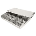 thumbnail image 4 of Condiment Box, Aluminium Alloy Multipurpose Rustproof Reusable Seasoning Jar, Spice Jar for Home Restaurant Kitchen Cooking, 4 of 7