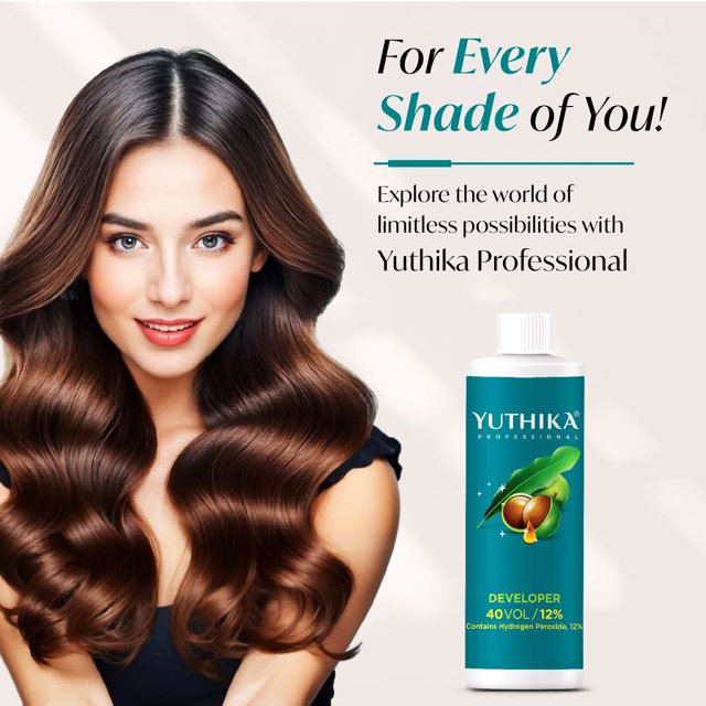 Yuthika Professional Hair Developer for Vibrant & Long Lasting Color 40 Volume (12%), 150 ml