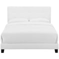 thumbnail image 4 of Modway Amira Full Modern Upholstered Polyester Fabric Bed in White, 4 of 7
