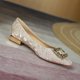thumbnail image 5 of 2022 Primavera Nuevos Zapatos de Mujer Zapatos de Tacón Bajo con Hebilla de Diamantes de Imitación Decorados con Punta Puntiaguda, 5 of 5