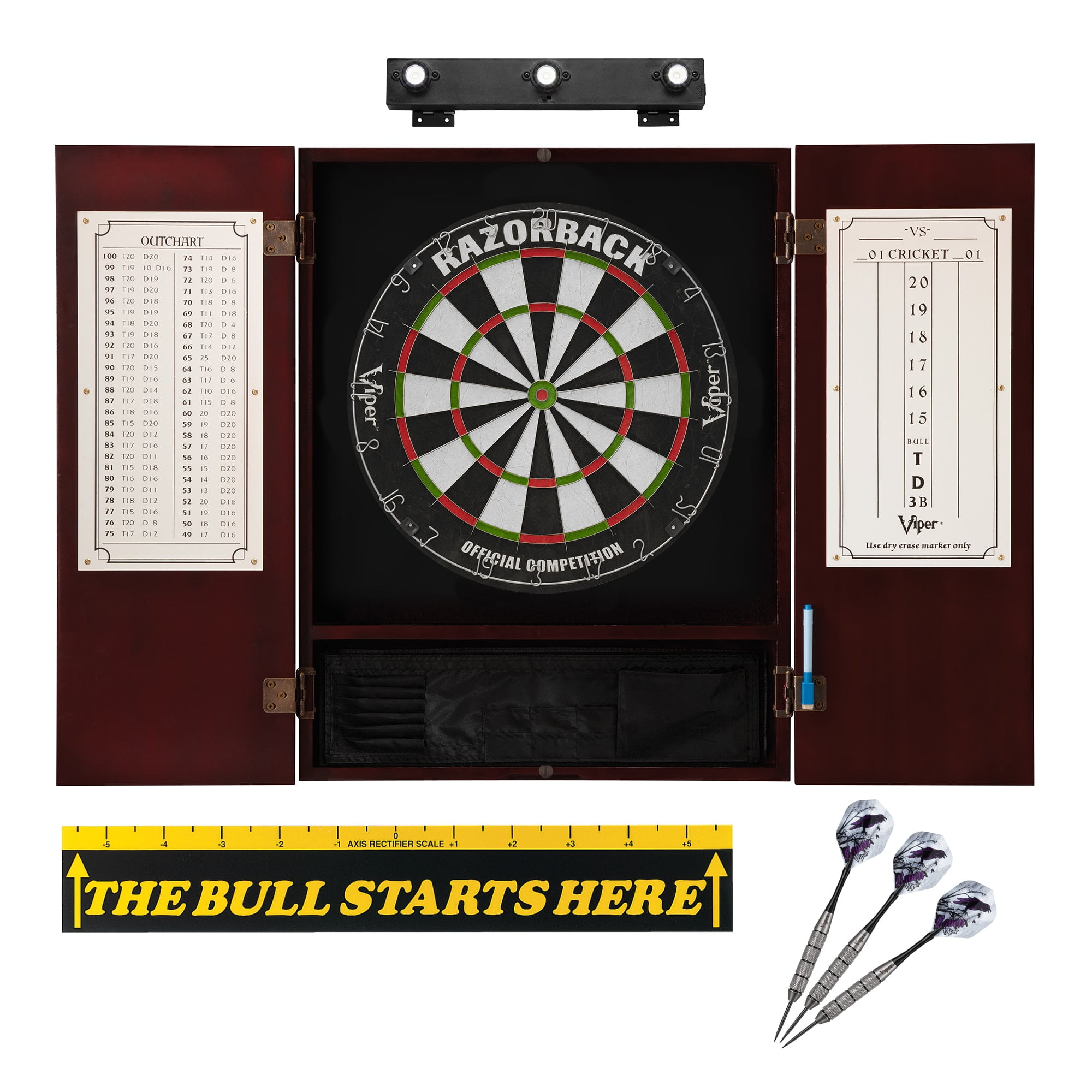 Viper Hideaway Steel Tip Cabinet And Dartboard | Bass Pro Shops