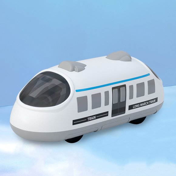 TIMIFIS Simulated Trains Children's Double-Pull High-Speed Rail Train Toy Train Emu Model Simulation Car Education