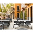 thumbnail image 5 of Luxury Commercial Living 55" Gray Solid Rectangular Patio Dining Table, 5 of 6