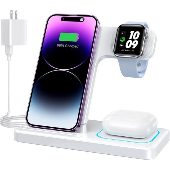 XANLUOER 7.5W/10W Wireless Charging Pad, Black