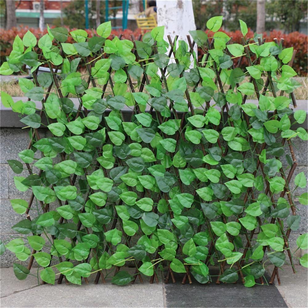 Details about   Expanding Fence Retractable Fence Artificial Garden Plant Fence UV Protected
