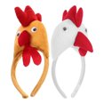 thumbnail image 3 of 1 par de accesorios para disfraz de gallo o pollo, diadema de pollo, diadema de gallo, diademas divertidas, accesorios para disfraces de animales de festival, accesorios para fotos de adultos., 3 of 4