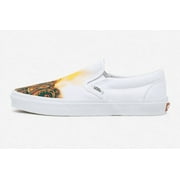 Vans Classic Slip On Big Reveal True White/Paisley Men's Skate Shoes Size 10