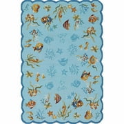 Couristan Outdoor Escape Coral Dive/aqua