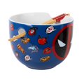 thumbnail image 2 of Set de vajilla Ramen Silver Buffalo Marvel Deadpool Iconography, 2 of 8