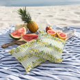 thumbnail image 5 of Outdoor Pillow Cover Yellow Lemon Set of 2 Waterproof Throw Pillowcases Summer Fruit Lemon Green White Buffalo Plaid Decorative Patio Furniture Pillows for Couch Garden Indoor & Outdoor Use, 5 of 9