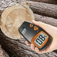 thumbnail image 4 of Medidor de humedad de madera digital, medidor de humedad de madera portátil de 2 pines, pantalla LCD digital HD con 2 pines de repuesto y batería de 9 V (ambos incluidos), rango 5%-40%,, 4 of 8