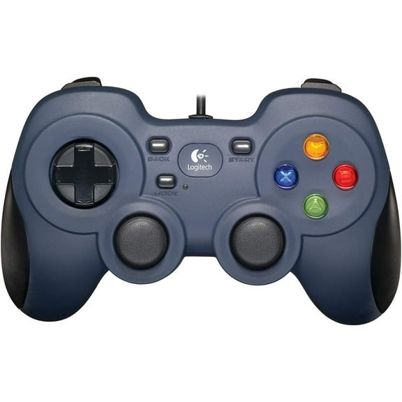 F310 Wired Gamepad Controller Console Like Layout 4 Switch D-Pad PC - Blue/Black