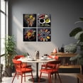 thumbnail image 5 of ZHONGYUTONG 4 Piece Kitchen Canvas Wall Decor Spices in Spoon Wall Art Vintage Picture Colorful Food Painting for Dining Decor Framed (10.00" x 10.00" x 4PCS), 5 of 5