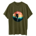thumbnail image 4 of Birdeem T-Shirt Décontracté à Manches Courtes Imprimé Plage d'Été pour Femmes, 4 of 7