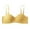 Yellow, variant on Women Wireless Strapless Bra Solid One-pieces Gather Thin Brassiere Top