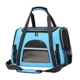 thumbnail image 3 of Sac de Transport pour Petit Chien Chat Sac de Transport Confort Doux Bleu, 3 of 9