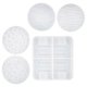 thumbnail image 1 of Molde De Posavasos De Resina Epoxi, Posavasos De Silicona De Grado Alimenticio, Kit De Molde De Fundición De Posavasos Reutilizable Para Hacer Joyas, Decoración Del Hogar Methold HA017379-00, 1 of 7