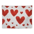 thumbnail image 5 of Creowell  Valentine's Day Heart Tapestry, Wall Hanging Tapestry Aesthetic Birthday Holiday Party Art Wall Carpet for Living Room Bedroom Dorm Ceiling Decor AP-60 40x30inch, 5 of 6