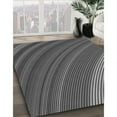 thumbnail image 2 of Ahgly Company Indoor Square Patterned Dark Gray Black Area Rugs, 8' Square, 2 of 6
