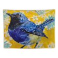 thumbnail image 5 of Orinice Blue Bird Yellow Flowers Tapestry Wall Hanging Unique Style for Living Room Bedroom Decor Art 60x50inch, 5 of 6