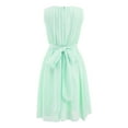 thumbnail image 2 of iiniim Big Girls Party Chiffon Sleeveless Ball Gown Flower Wedding Junior Bridesmaid Dress 4-14, 2 of 7