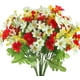 thumbnail image 1 of 4 UNIDS Artificial Mini Daisy Flores Ramos 28 Cabezas Arreglos de Seda Nupcial Hogar DIY Jardín Oficina Mesa de Comedor Decoración de La Boda Rojo oso de fresa  Juguete, 1 of 5