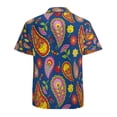 thumbnail image 3 of High Quality Hawaiian Shirts for Men Short Sleeve Aloha Beach Shirt Floral Summer Casual Button Down Shirts Blouses JPM9MW, 3 of 7