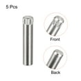thumbnail image 3 of 5x25mm 304 Stainless Steel Dowel Pins, 5 Pack Knurled Head Flat End Dowel Pin, 3 of 6