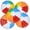 T6-30 CM-5PCS, variant on Inflatable Beach Balls Large 50CM Rainbow PVC Beach Ball with Shiny Sequins Glow-in-the-Dark Effect for Pool Beach Birthday Party Luau Summer Water Games Kids Adults